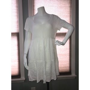 DGNY Mini Dress White Lightweight NWT